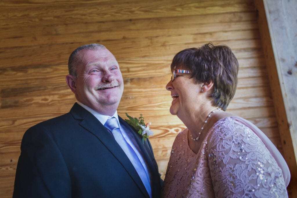 smiling couple
